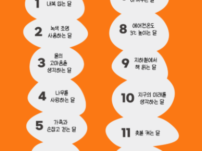 월별 기후 실천 주제